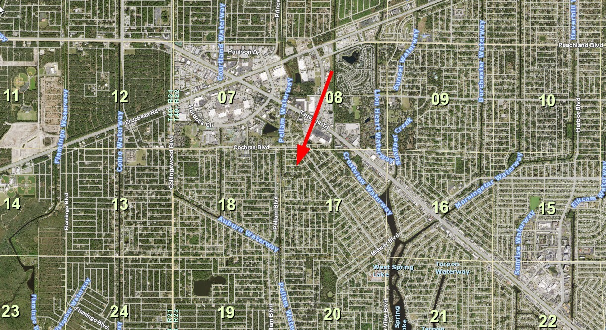 1236 Joplin Avenue, Port Charlotte, FL 33948 Aerial View