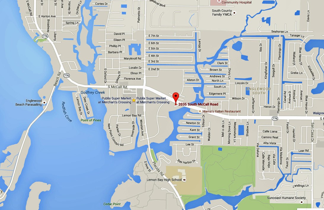 2035 S McCall Road, Englewood, FL 34224 Map