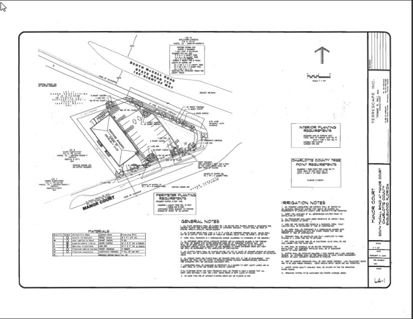 2035 S McCall Road, Englewood, FL 34224 Front Site Plan